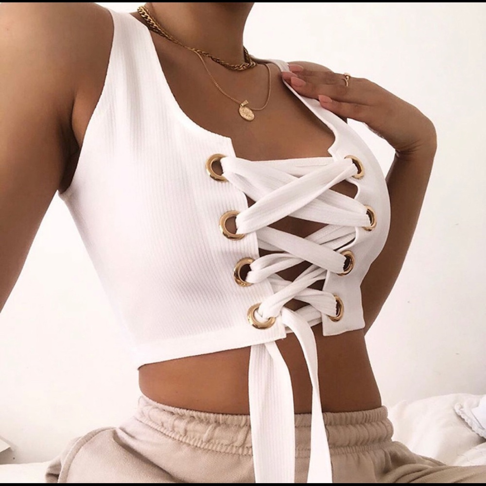 Laced Crop Top